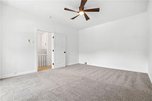 1233 High St, Spring Garden, PA 15212 - spare room featuring carpet flooring and a ceiling fan