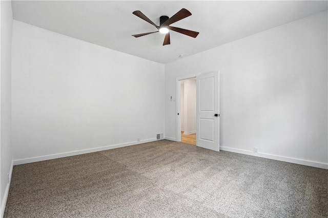 1233 High St, Spring Garden, PA 15212 - carpeted spare room featuring ceiling fan and baseboards