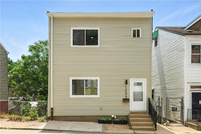 1233 High St, Spring Garden, PA 15212 - rear view of property featuring entry steps