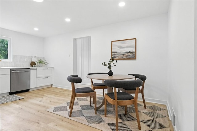 1233 High St, Spring Garden, PA 15212 - dining space featuring light wood finished floors and recessed lighting