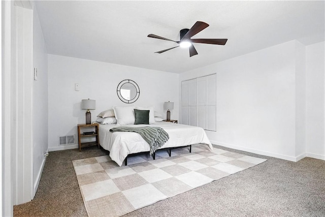 1233 High St, Spring Garden, PA 15212 - bedroom with carpet and a ceiling fan