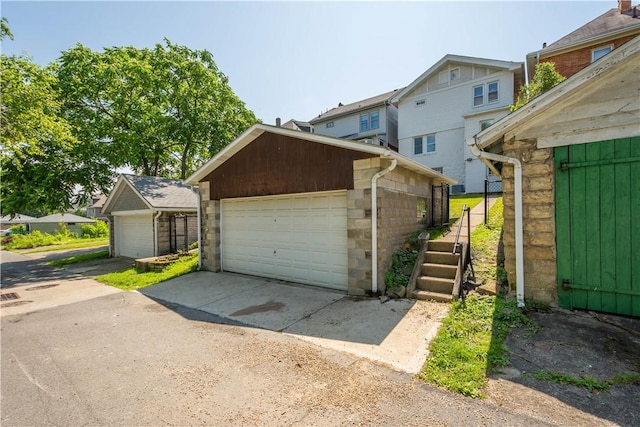 3246 Piedmont Ave, Dormont, PA 15216 - detached garage featuring a residential view