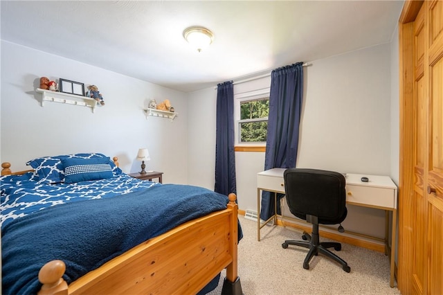 205 Eleanor Dr, Latrobe, PA 15650 - carpeted bedroom featuring an office area