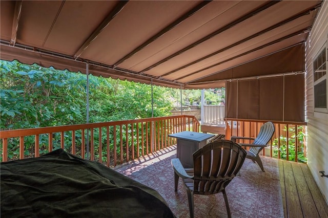 318 Links Ct, Salem Twp Wml, PA 15626 - view of wooden deck