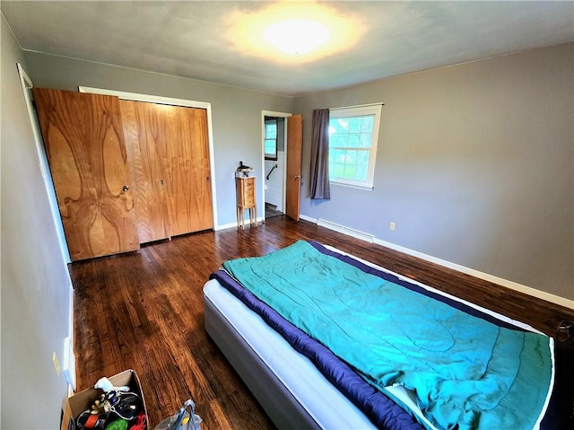 1426 S Darby Rd, Hermitage, PA 16148 - bedroom with wood finished floors and a closet