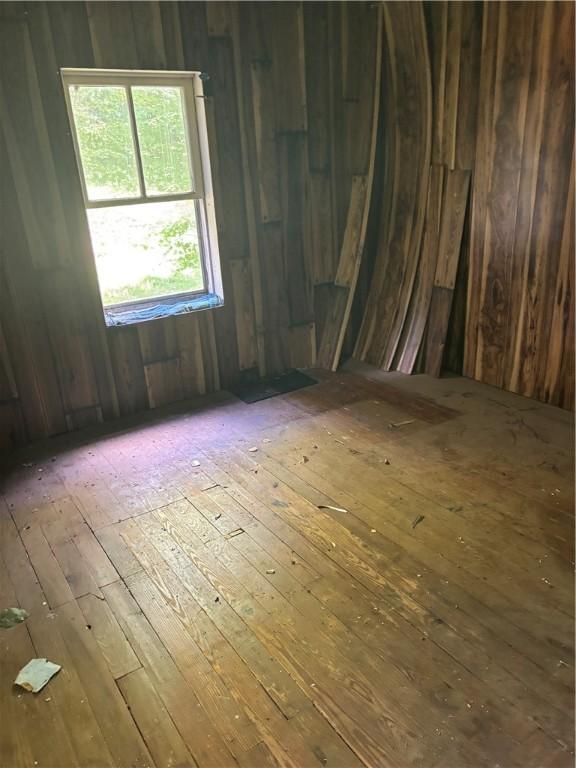 65 Old Mine Rd, Center Twp/Homer Cty, PA 15748 - spare room featuring hardwood / wood-style floors