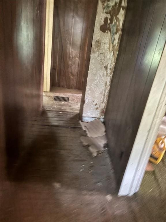 65 Old Mine Rd, Center Twp/Homer Cty, PA 15748 - corridor featuring wood walls