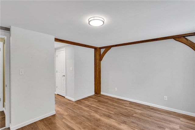 2161/2 Robin Hood Dr, Irwin, PA 15642 - unfurnished living room with wood finished floors and baseboards