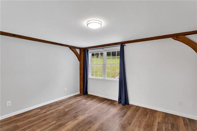 2161/2 Robin Hood Dr, Irwin, PA 15642 - spare room featuring baseboards and wood finished floors