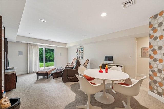 6092 Triple Crown Cir, Hempfield Twp, PA 15601 - carpeted dining space featuring baseboards and recessed lighting