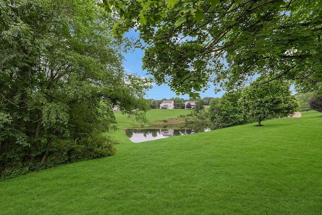 642 Water View Dr, Cranberry Twp, PA 16066 - view of grassy yard with a water view