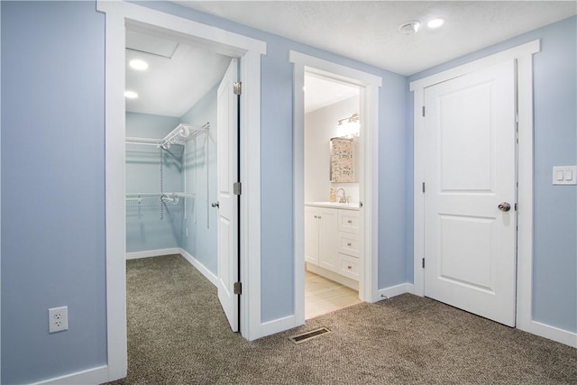 226 Main Street Ext, Callery Boro, PA 16024 - hallway with carpet and baseboards
