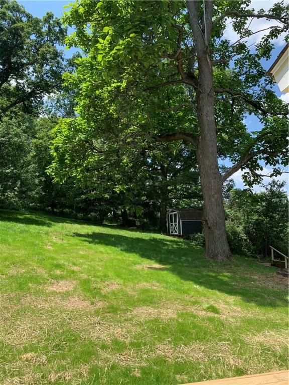 226 Main Street Ext, Callery Boro, PA 16024 - view of grassy yard featuring an outdoor structure
