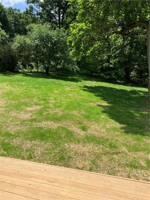 226 Main Street Ext, Callery Boro, PA 16024 - view of grassy yard featuring a deck