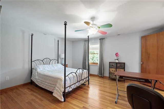 2590 Wildwood Rd, Hampton, PA 15101 - bedroom featuring light wood-style floors and ceiling fan
