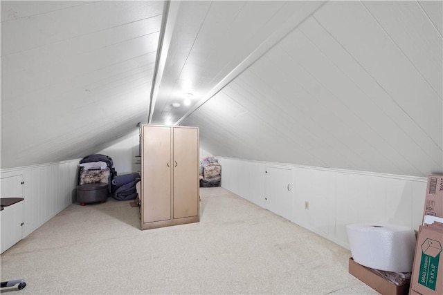 2590 Wildwood Rd, Hampton, PA 15101 - additional living space with carpet flooring and lofted ceiling