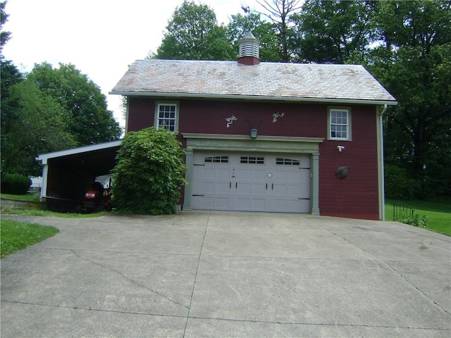 404 Scipio, Jamestown, PA 16134 - garage with concrete driveway