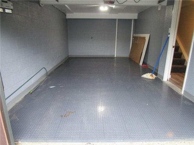 43 Shadow, Whitehall, PA 15227 - garage featuring concrete block wall