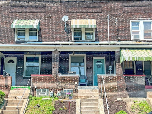 22411/2 Hawthorne Ave, Swissvale, PA 15218 - multi unit property with brick siding and covered porch