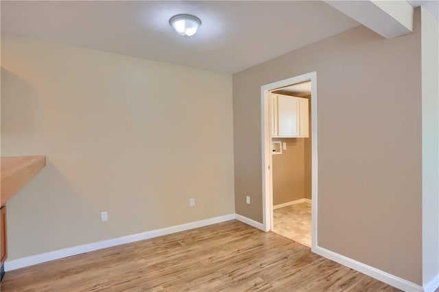 516 5th St, Darlngtn Twp, PA 16115 - unfurnished room with light wood-type flooring and baseboards