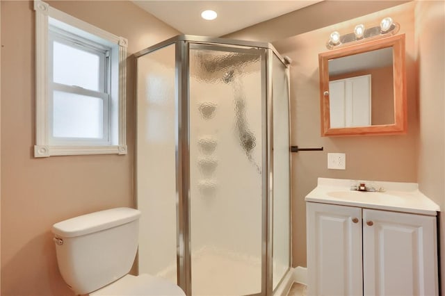 516 5th St, Darlngtn Twp, PA 16115 - bathroom featuring a stall shower and vanity