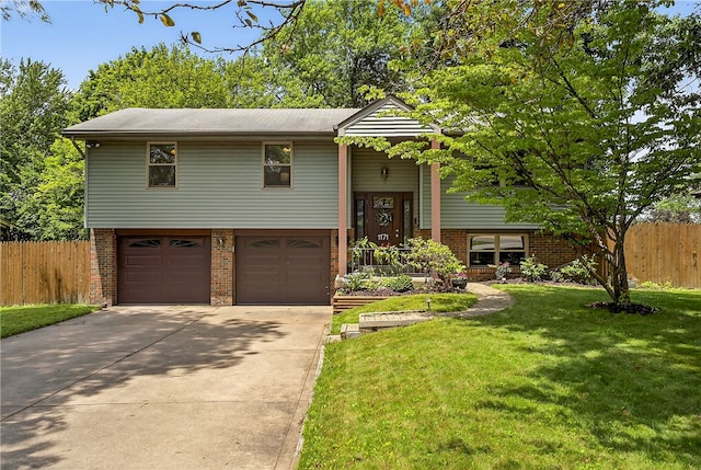 1171 La Salle Rd, Monroeville, PA 15146 - bi-level home featuring brick siding, concrete driveway, and a garage