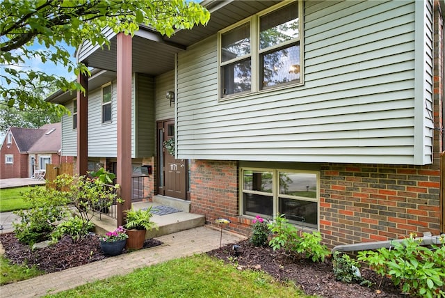1171 La Salle Rd, Monroeville, PA 15146 - view of exterior entry featuring brick siding