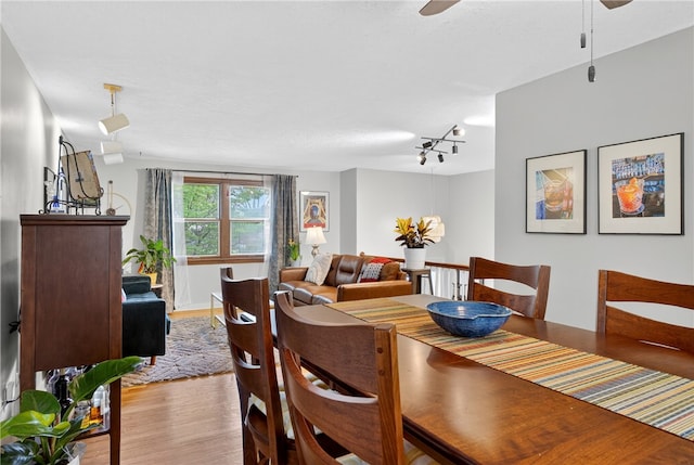 1171 La Salle Rd, Monroeville, PA 15146 - dining space featuring light wood-type flooring and a ceiling fan