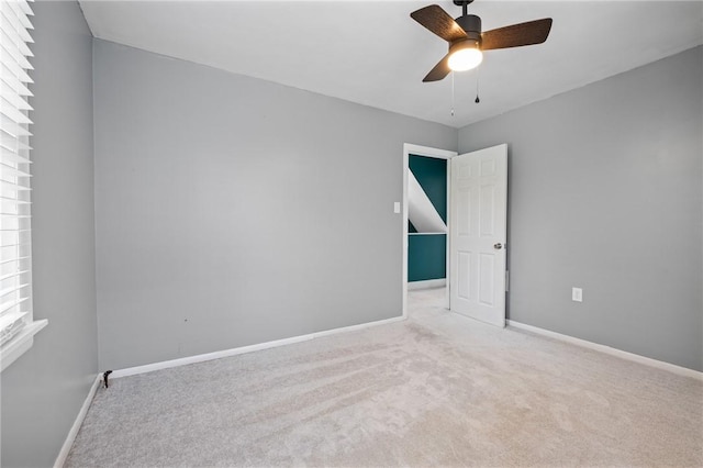 2072 Dartmore St, Overbrook, PA 15210 - carpeted spare room with ceiling fan and baseboards