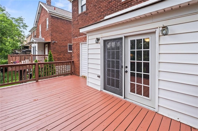 2072 Dartmore St, Overbrook, PA 15210 - view of wooden deck