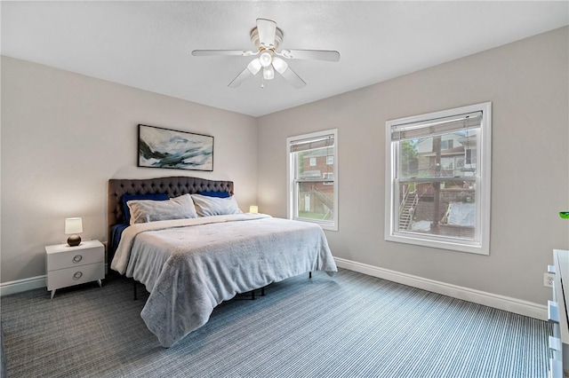 312 Edith St, Mt Washington, PA 15211 - bedroom featuring a ceiling fan and carpet flooring