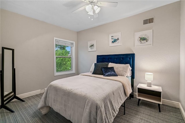 312 Edith St, Mt Washington, PA 15211 - carpeted bedroom featuring baseboards and ceiling fan