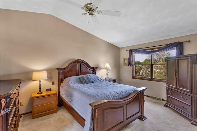 116 Rizzi Dr, Penn Twp Wml, PA 15642 - bedroom with vaulted ceiling, light carpet, and ceiling fan