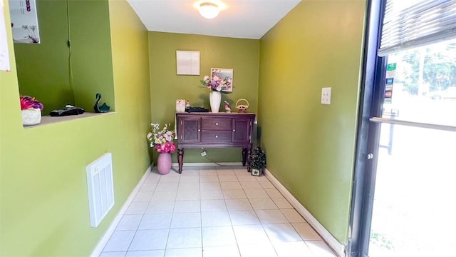 408 Rodi Rd, Penn Hills, PA 15235 - hall featuring light tile patterned flooring and baseboards