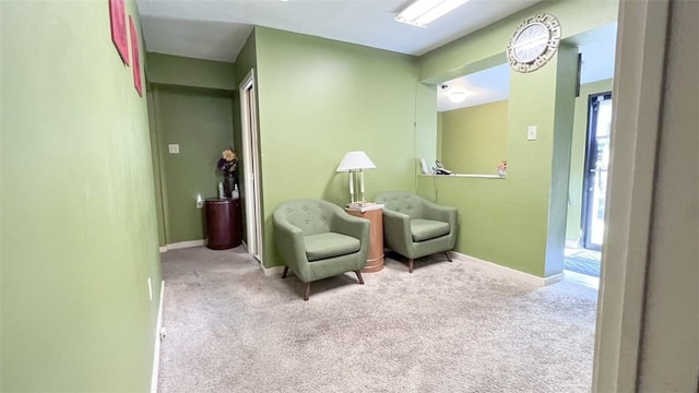 408 Rodi Rd, Penn Hills, PA 15235 - living area featuring carpet and baseboards