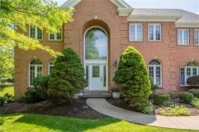 1648 Blackburn Heights Dr, Ohio Twp, PA 15143 - view of front of property featuring brick siding and roof with shingles