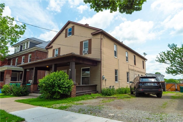 47-49 S S 5th St, Indiana Boro Ind, PA 15701 - view of front of home featuring a porch and cooling unit