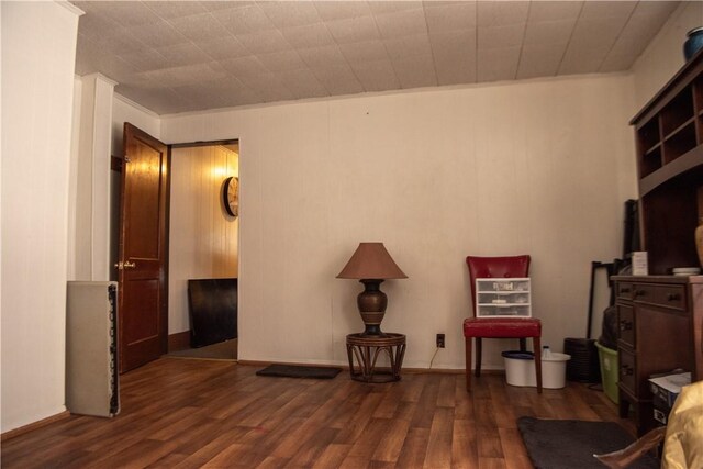 47-49 S S 5th St, Indiana Boro Ind, PA 15701 - sitting room with dark wood-style flooring