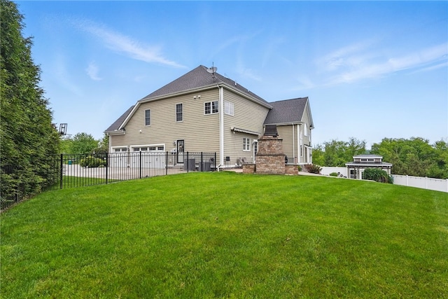 322 Dirkshire Ct, Adams Twp, PA 16046 - back of house with a garage and a fenced backyard