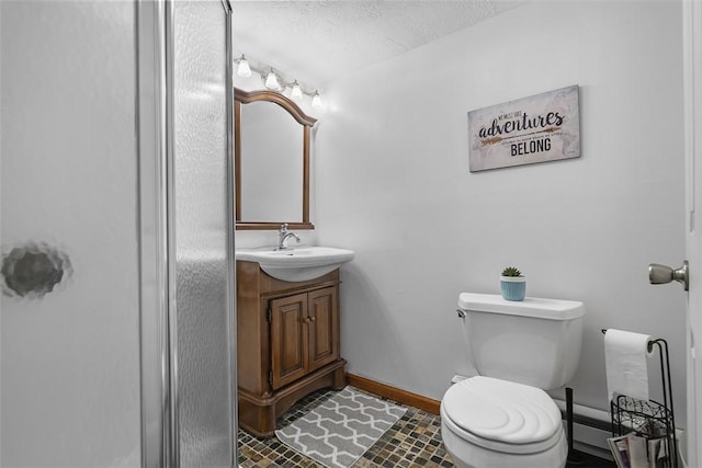 196 Oakbrook Cir, Banksville/Westwood, PA 15220 - bathroom with vanity and a textured ceiling