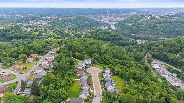 196 Oakbrook Cir, Banksville/Westwood, PA 15220 - aerial view of property's location with a forest