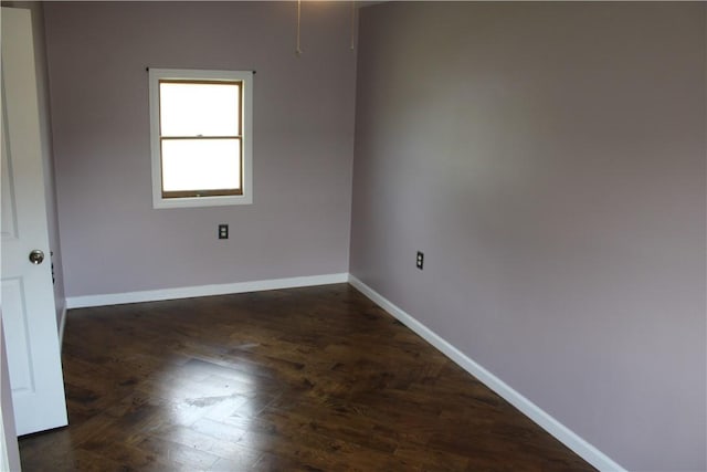 125 Clay St, Marion Twp, PA 16020 - spare room with baseboards and dark wood-style flooring