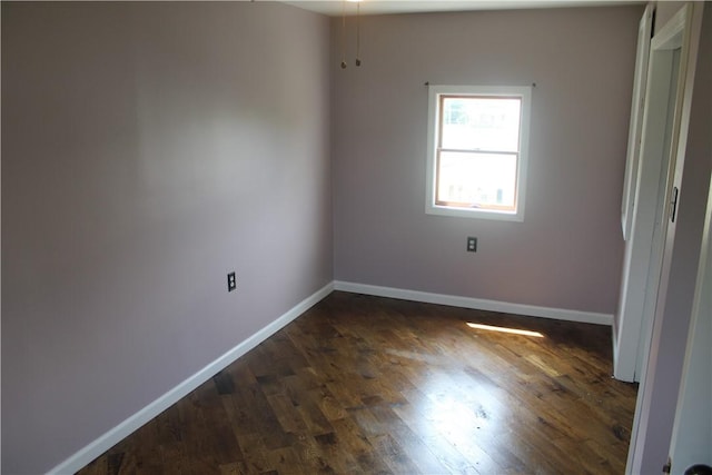 125 Clay St, Marion Twp, PA 16020 - spare room with baseboards and dark wood-style flooring