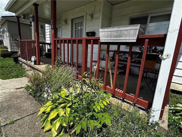 206 Pine St, Connellsville, PA 15425 - property entrance featuring covered porch