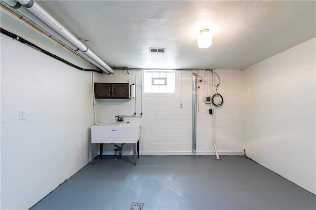 25 Nottingham Dr, Hempfield Twp, PA 15601 - basement featuring a sink