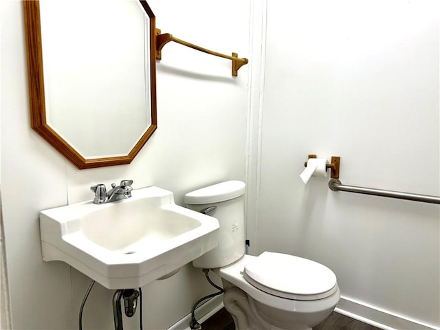 314-316 W Main St, Monongahela, PA 15063 - bathroom with toilet and wood finished floors