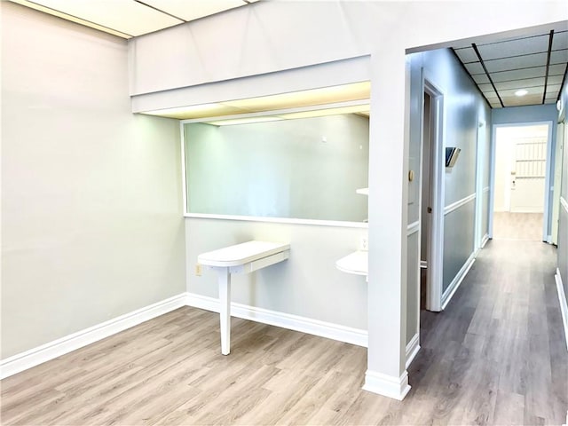314-316 W Main St, Monongahela, PA 15063 - hall with wood finished floors and baseboards