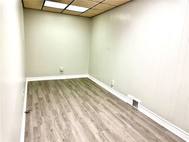 314-316 W Main St, Monongahela, PA 15063 - unfurnished room featuring a paneled ceiling and wood finished floors