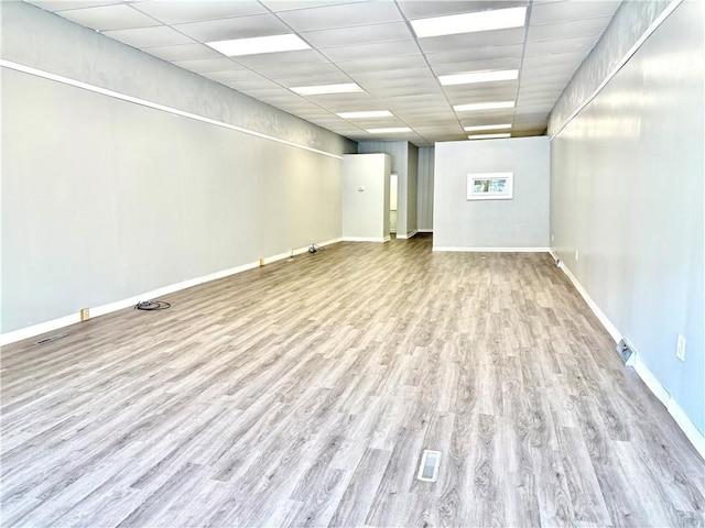 314-316 W Main St, Monongahela, PA 15063 - spare room with wood finished floors and a paneled ceiling
