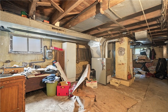 3114 30th St, Pulaski Twp Bea, PA 15066 - below grade area with heating unit